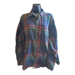 Levi’s Plaid Flannel Shirt Men’s XL Oversized Grunge